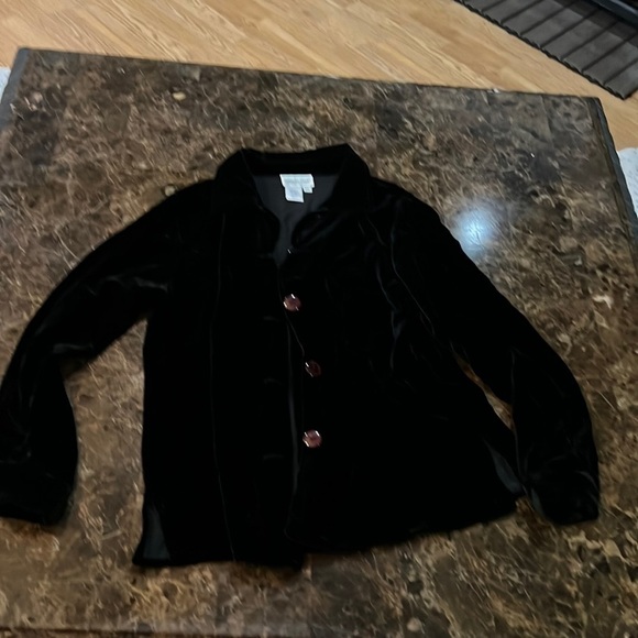 Coldwater creek petite small button down top or jacket. A36 - Picture 1 of 3